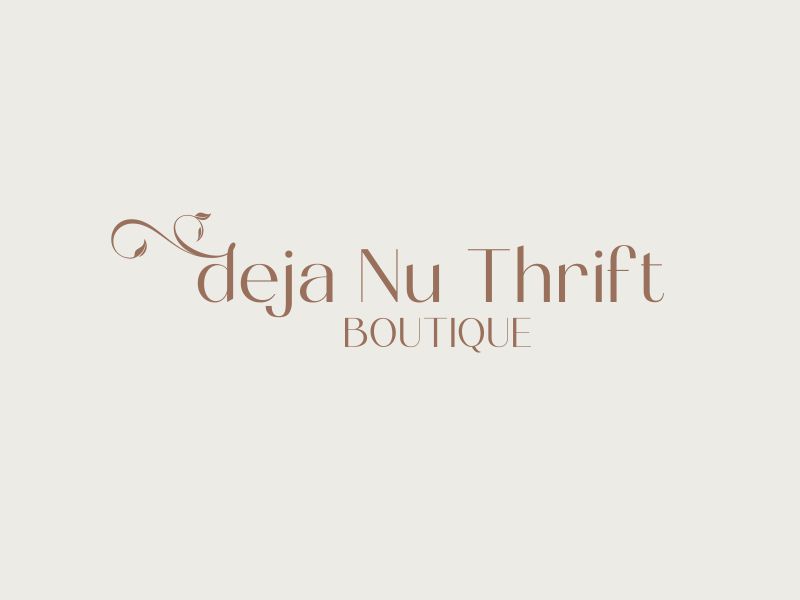 Deja Nu Thrift Boutique logo design by giphone