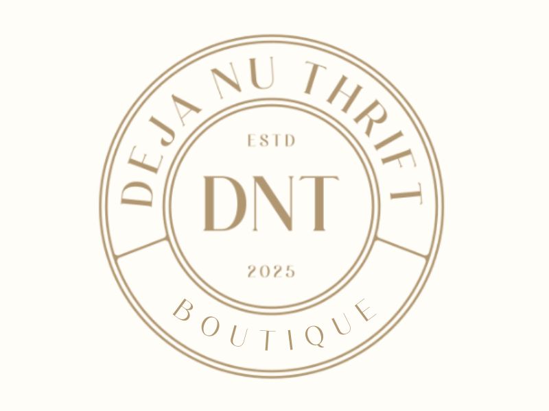 Deja Nu Thrift Boutique logo design by giphone