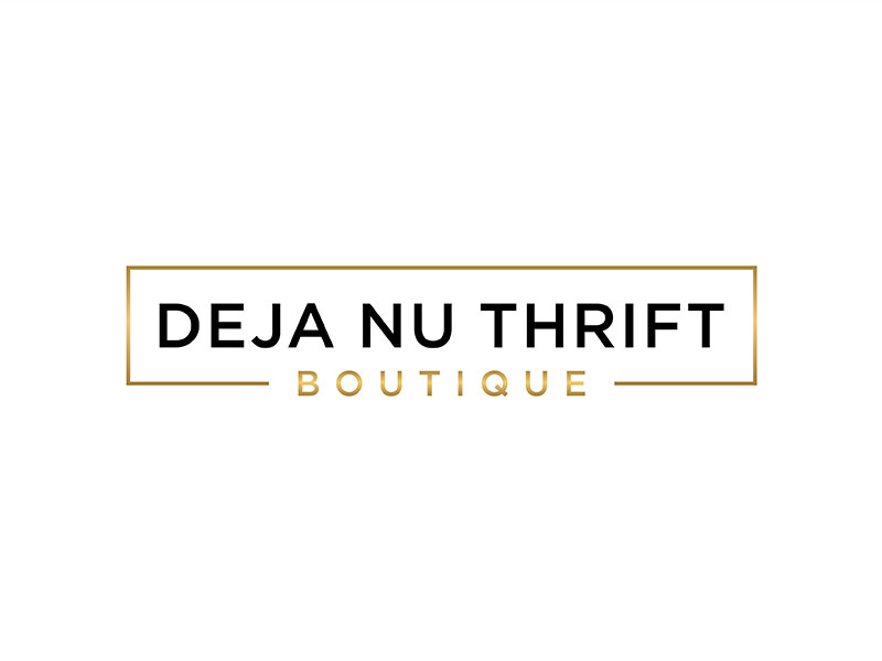Deja Nu Thrift Boutique logo design by ndaru