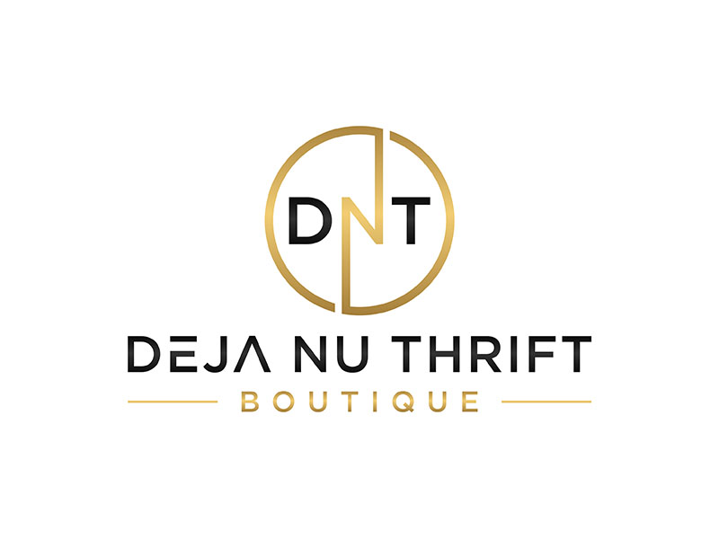 Deja Nu Thrift Boutique logo design by ndaru