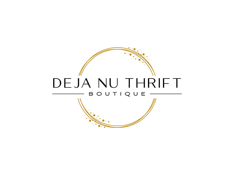 Deja Nu Thrift Boutique logo design by ndaru
