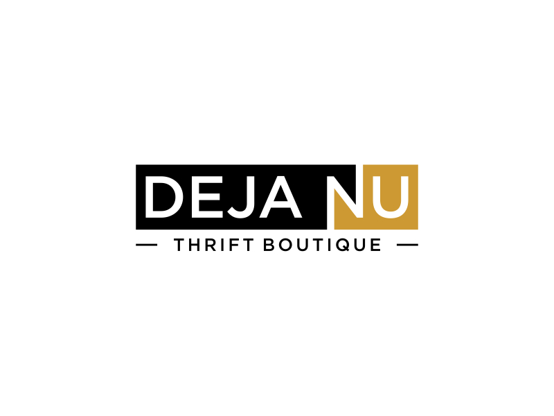 Deja Nu Thrift Boutique logo design by scania
