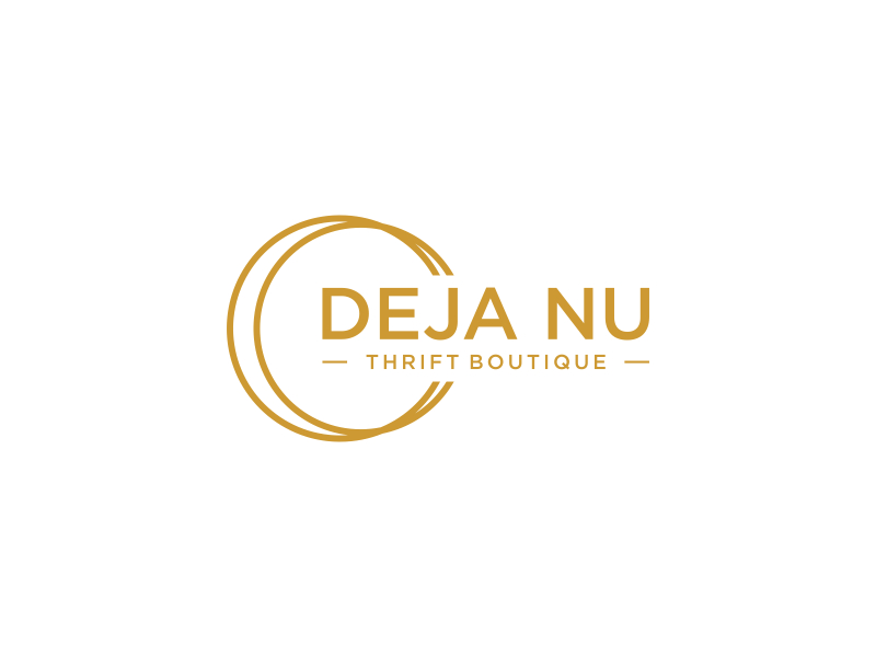 Deja Nu Thrift Boutique logo design by scania
