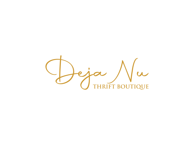 Deja Nu Thrift Boutique logo design by scania