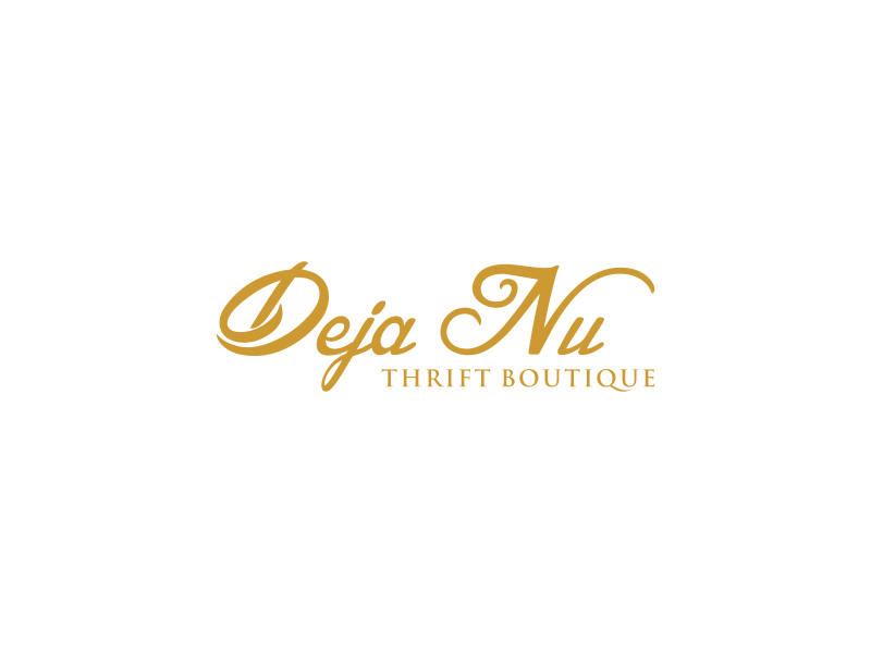 Deja Nu Thrift Boutique logo design by scania