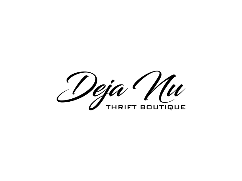 Deja Nu Thrift Boutique logo design by scania