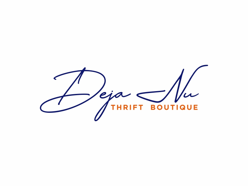 Deja Nu Thrift Boutique logo design by qqdesigns