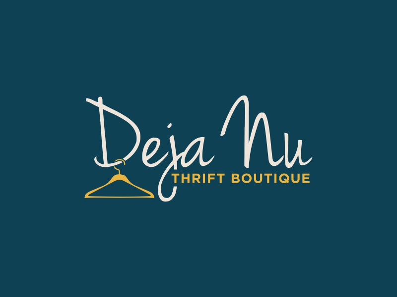 Deja Nu Thrift Boutique logo design by qqdesigns