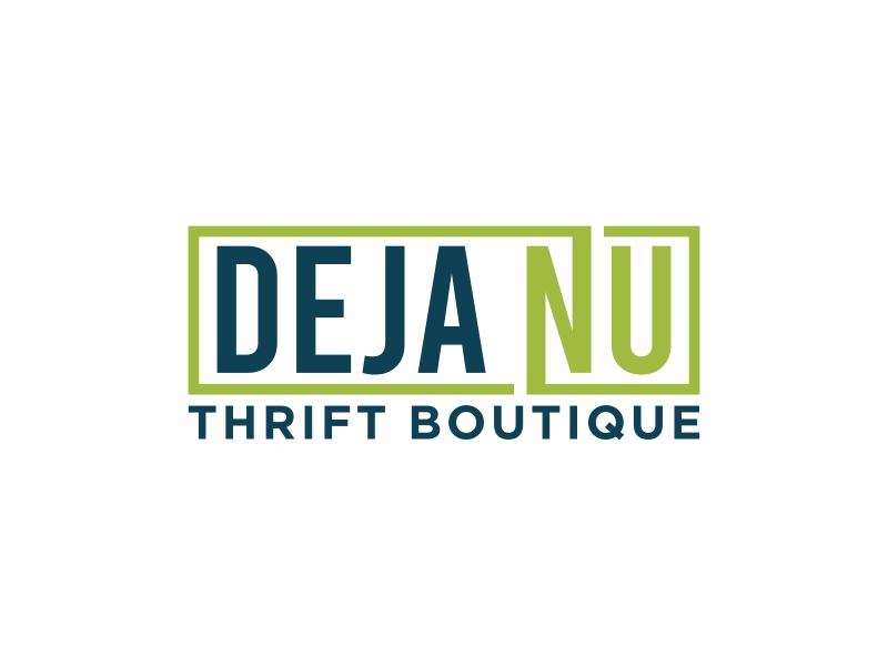 Deja Nu Thrift Boutique logo design by qqdesigns