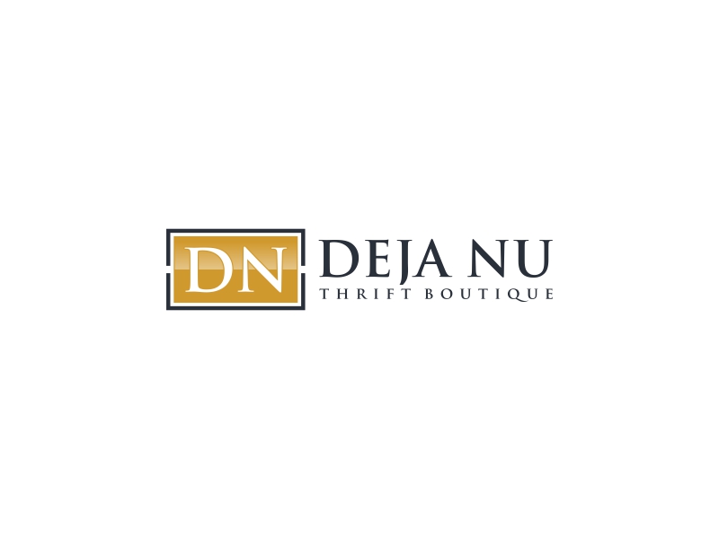 Deja Nu Thrift Boutique logo design by goblin