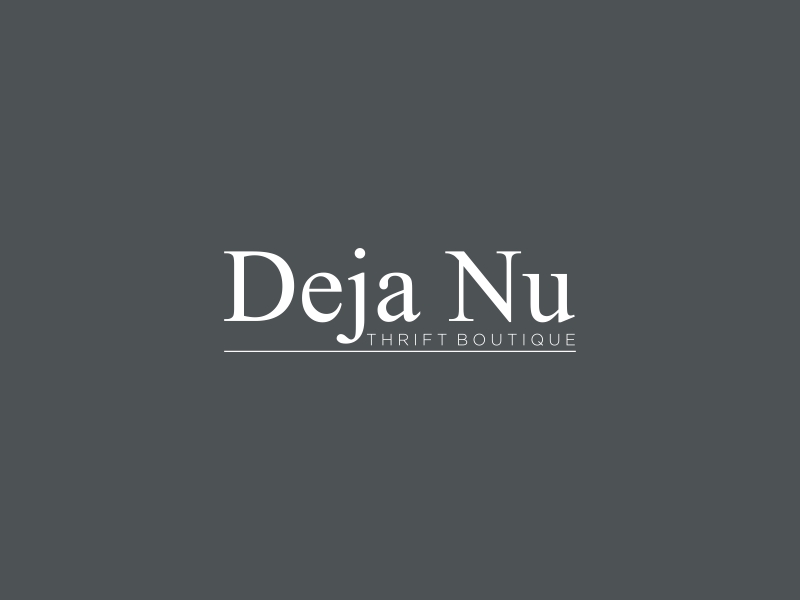 Deja Nu Thrift Boutique logo design by Naan8