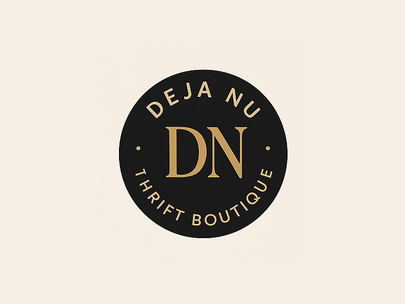 Deja Nu Thrift Boutique logo design by Bright Ritchil