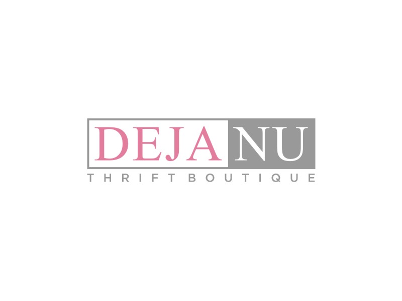 Deja Nu Thrift Boutique logo design by Artomoro
