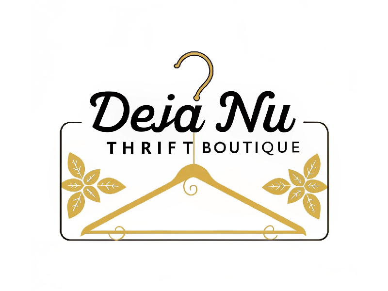Deja Nu Thrift Boutique logo design by Bright Ritchil