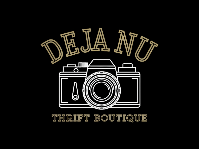 Deja Nu Thrift Boutique logo design by Queen D