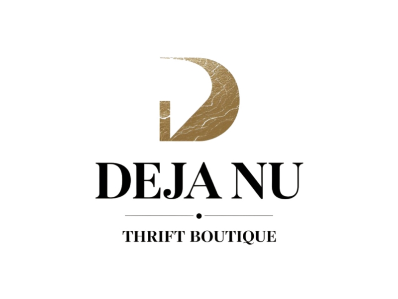 Deja Nu Thrift Boutique logo design by Queen D