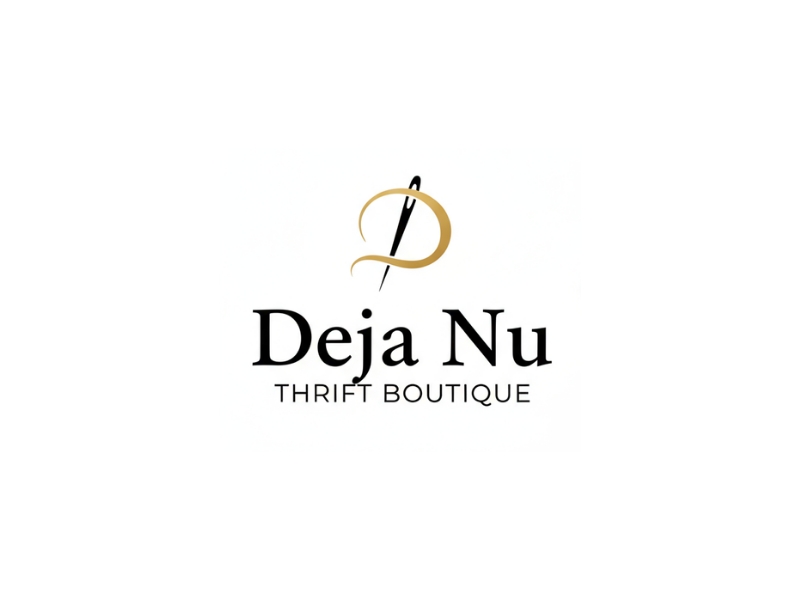 Deja Nu Thrift Boutique logo design by iffikhan