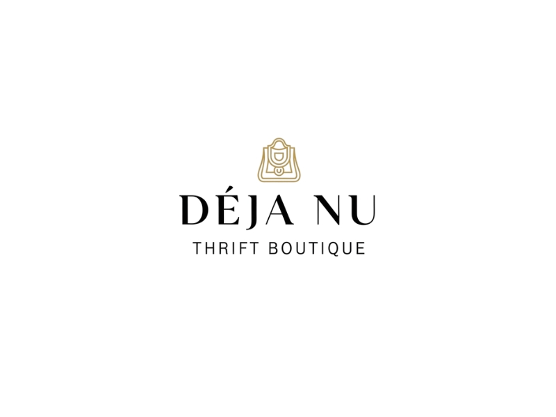 Deja Nu Thrift Boutique logo design by iffikhan