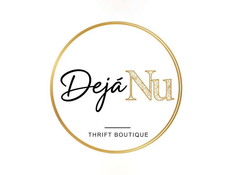 Deja Nu Thrift Boutique logo design by cwrproject