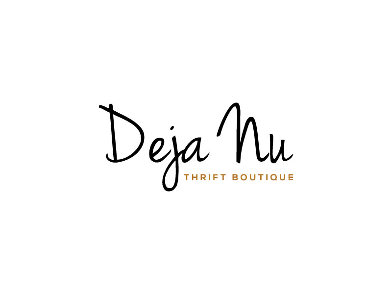 Deja Nu Thrift Boutique logo design by subrata