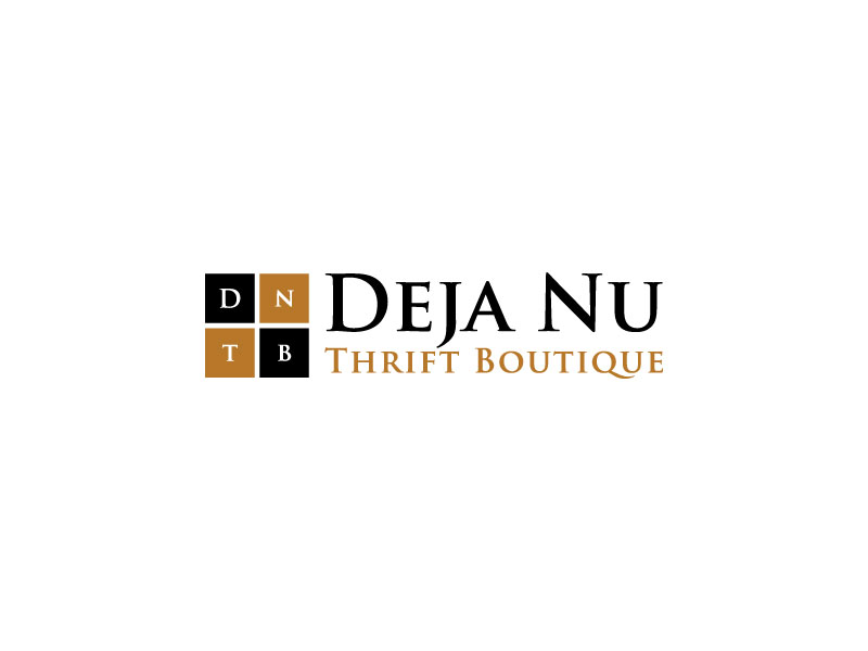 Deja Nu Thrift Boutique logo design by subrata