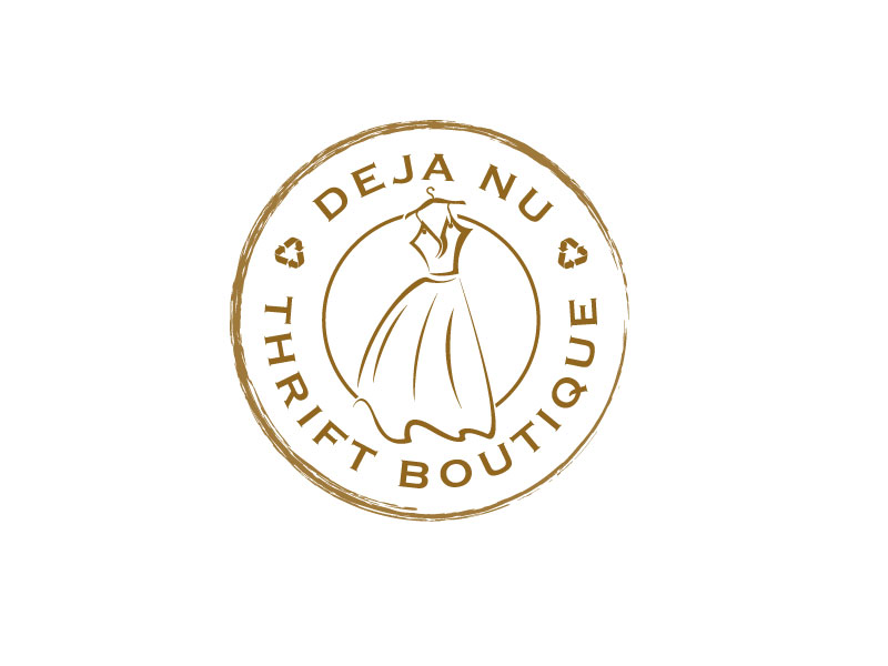 Deja Nu Thrift Boutique logo design by SDLOGO