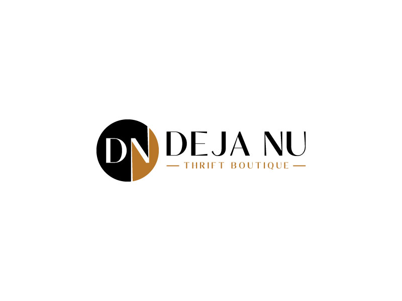 Deja Nu Thrift Boutique logo design by subrata