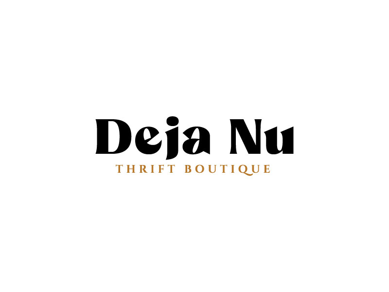Deja Nu Thrift Boutique logo design by subrata
