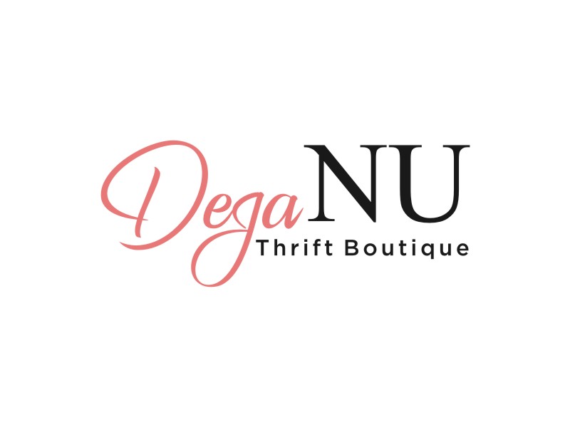 Deja Nu Thrift Boutique logo design by Artomoro