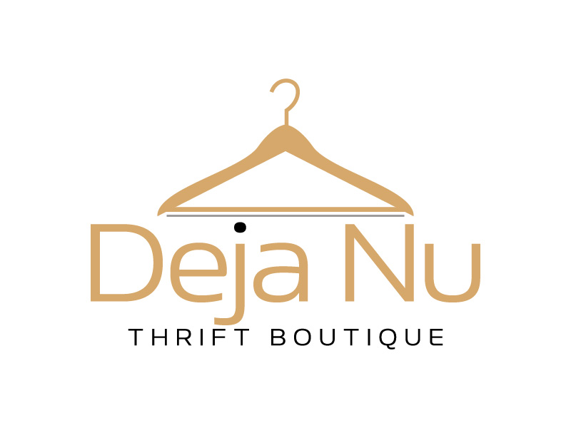 Deja Nu Thrift Boutique logo design by Biswanath