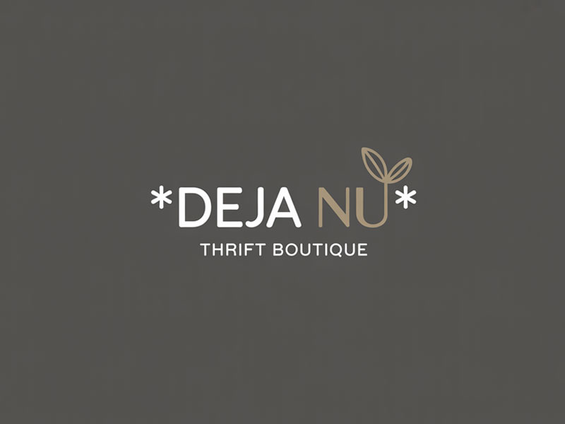 Deja Nu Thrift Boutique logo design by navneet