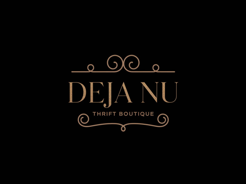 Deja Nu Thrift Boutique logo design by navneet
