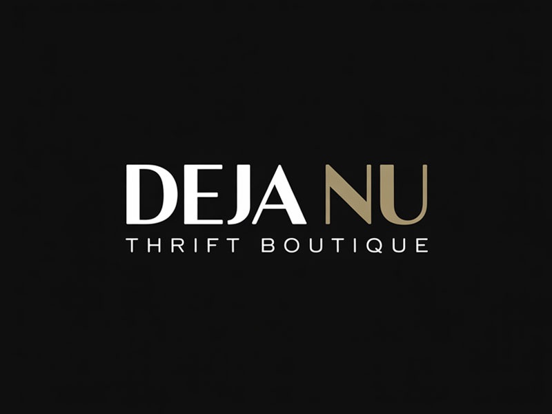 Deja Nu Thrift Boutique logo design by navneet