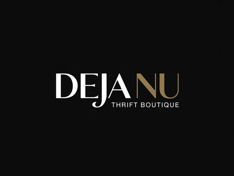 Deja Nu Thrift Boutique logo design by navneet