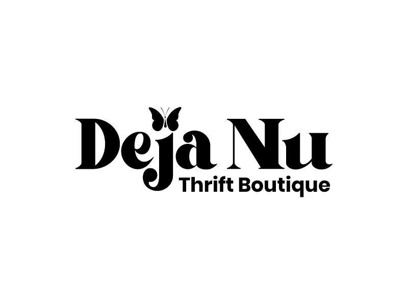 Deja Nu Thrift Boutique logo design by PRN123