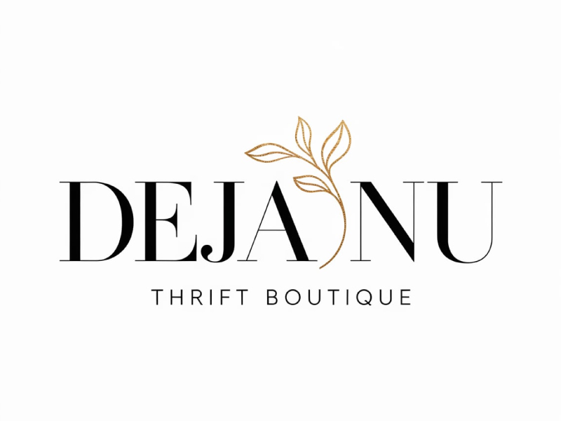 Deja Nu Thrift Boutique logo design by anchorbuzz