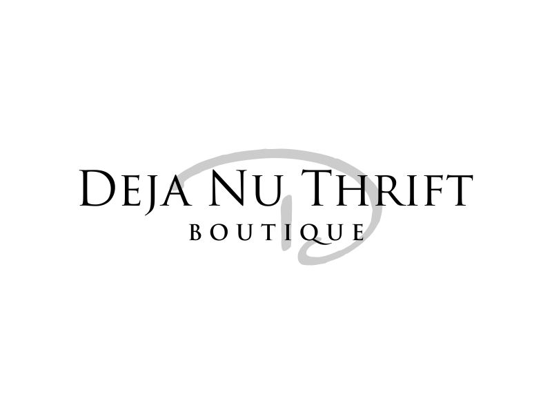 Deja Nu Thrift Boutique logo design by bomie