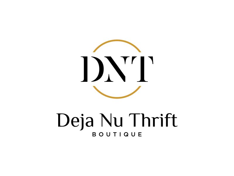 Deja Nu Thrift Boutique logo design by bomie