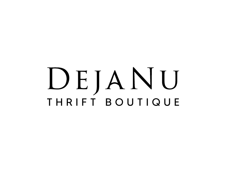 Deja Nu Thrift Boutique logo design by syakira
