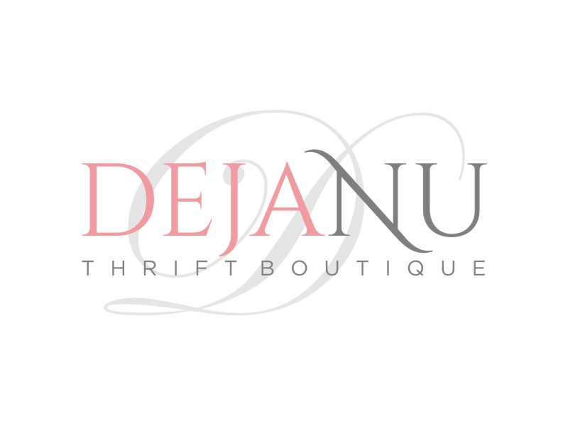 Deja Nu Thrift Boutique logo design by Artomoro