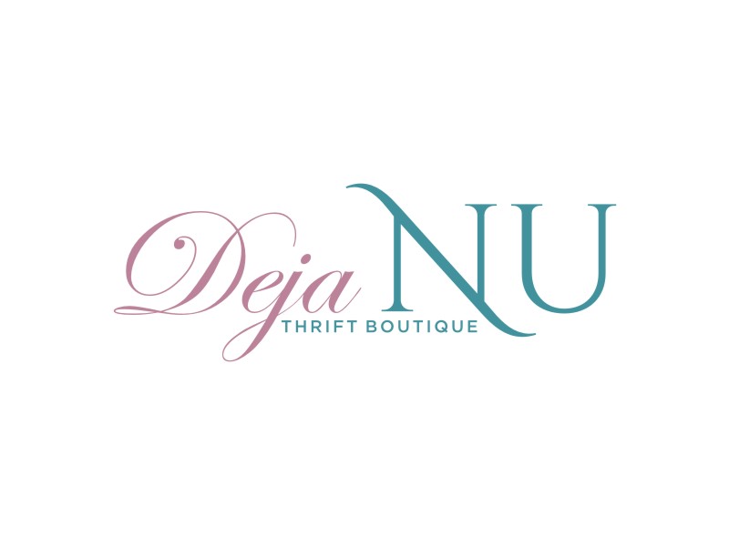 Deja Nu Thrift Boutique logo design by Artomoro