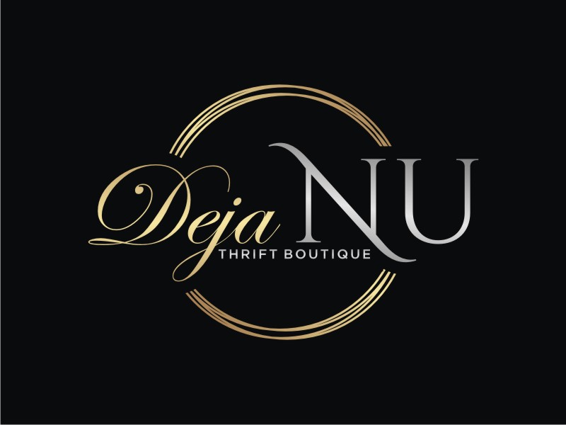 Deja Nu Thrift Boutique logo design by Artomoro