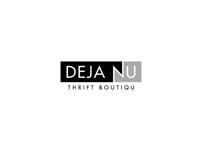 Deja Nu Thrift Boutique logo design by ROZEN