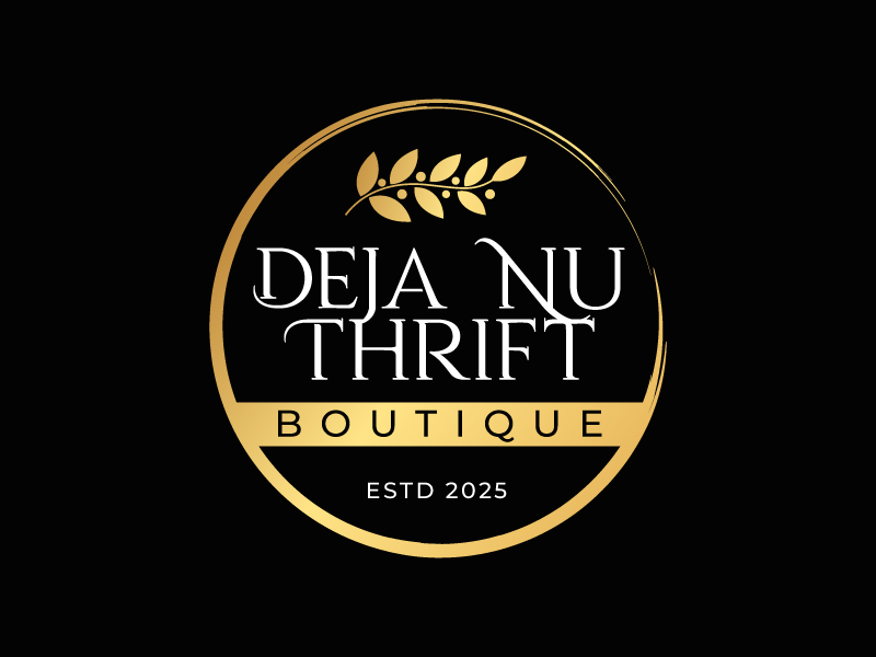 Deja Nu Thrift Boutique logo design by Assassins