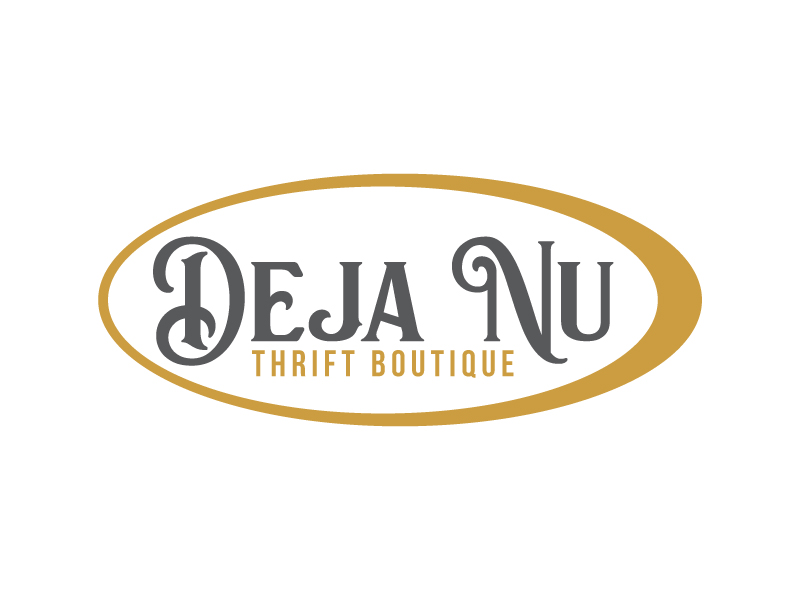Deja Nu Thrift Boutique logo design by Assassins