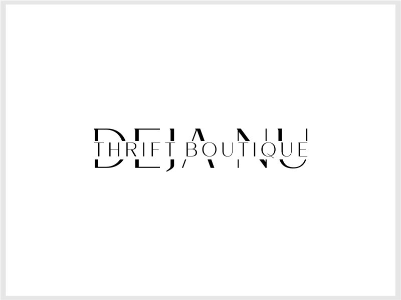 Deja Nu Thrift Boutique logo design by Avro