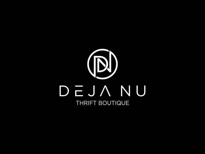 Deja Nu Thrift Boutique logo design by LOVECTOR
