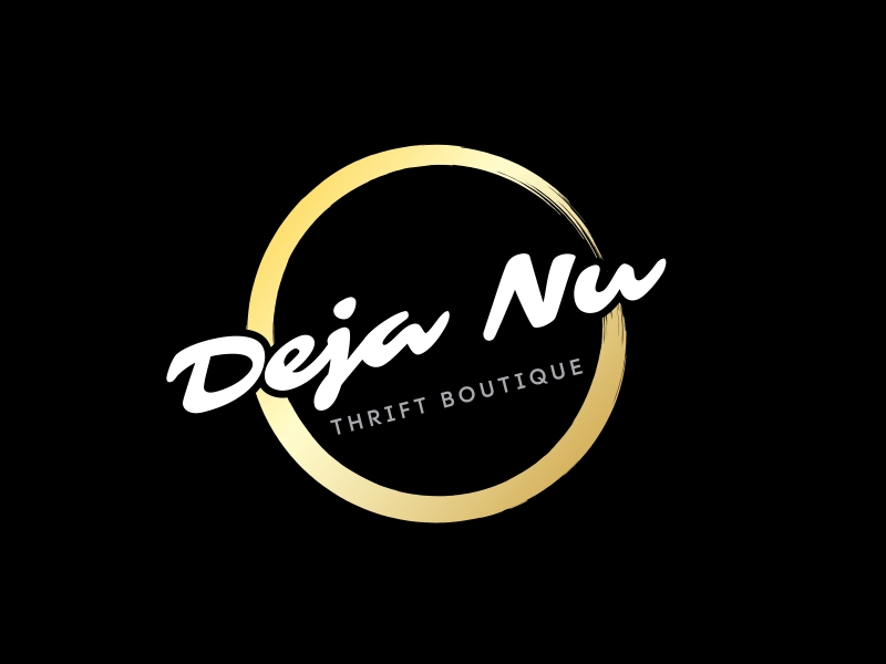 Deja Nu Thrift Boutique logo design by hasibhasan