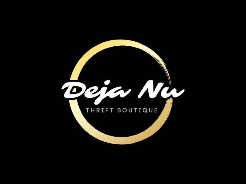 Deja Nu Thrift Boutique logo design by hasibhasan