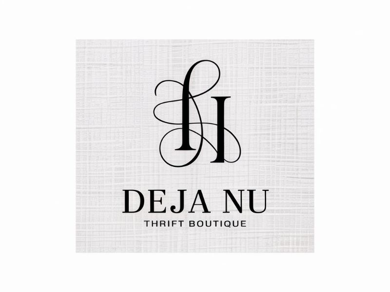 Deja Nu Thrift Boutique logo design by Ayamas